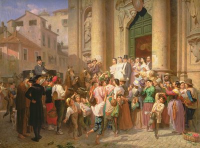 Die Missallianz, 1866 von Akim Egorovich Karneev